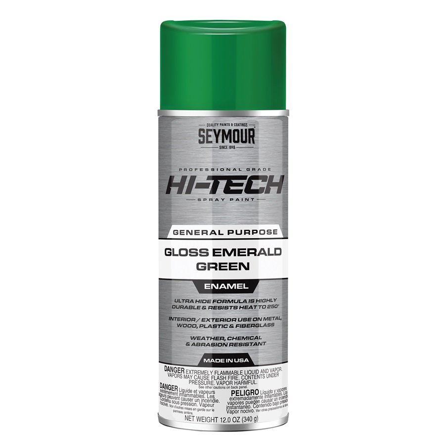 SEYMOUR® HI-TECH Spray Enamels - Gloss Emerald Green, 12 oz